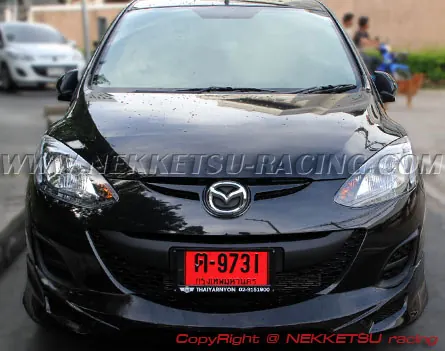 ชุดแต่งรอบคัน Mazda2 รุ่น 5 ประตู ทรง Shark Speed – ภาพที่ 14
