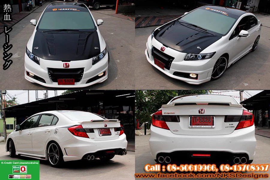 ชุดแต่งรอบคัน Civic FB ทรง CRC – ภาพที่ 42