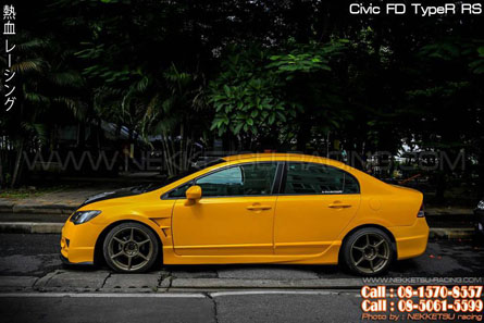 กันชนหน้าเต็ม Civic FD 06-11 Type R ตัวแข่ง – ภาพที่ 9