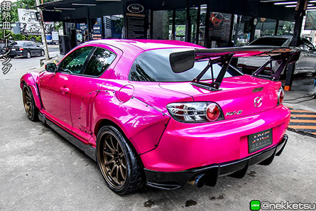 คิ้วโป่งล้อ Mazda RX8 Wide Body – ภาพที่ 6