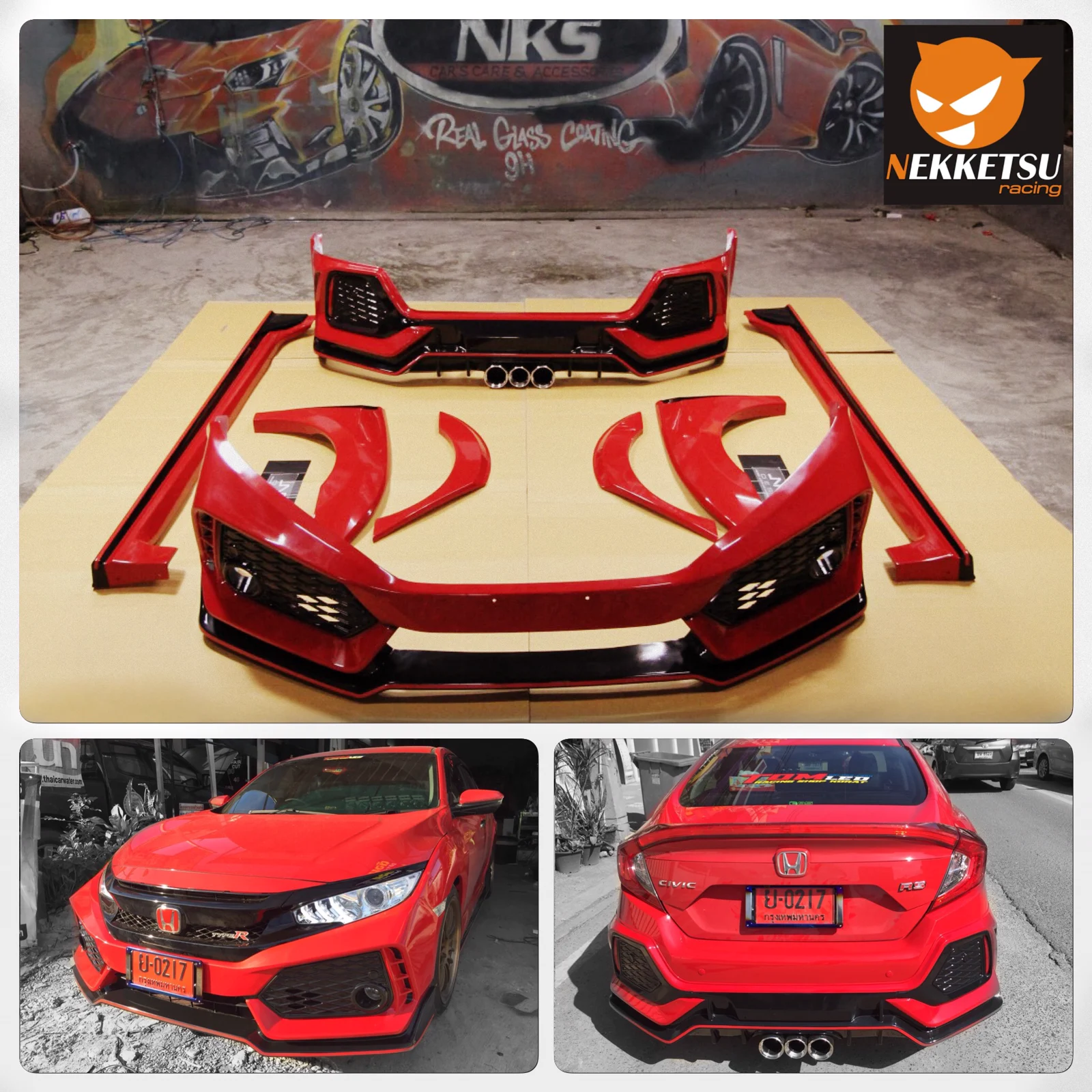 ชุดแต่งรถรอบคัน Civic FC ชุด Type R 2017 – ภาพที่ 16