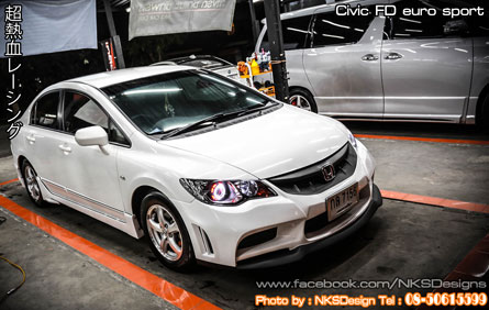 ชุดแต่งรอบคัน Civic FD 06-11 ทรง Euro Sport ใหม่!! – ภาพที่ 31