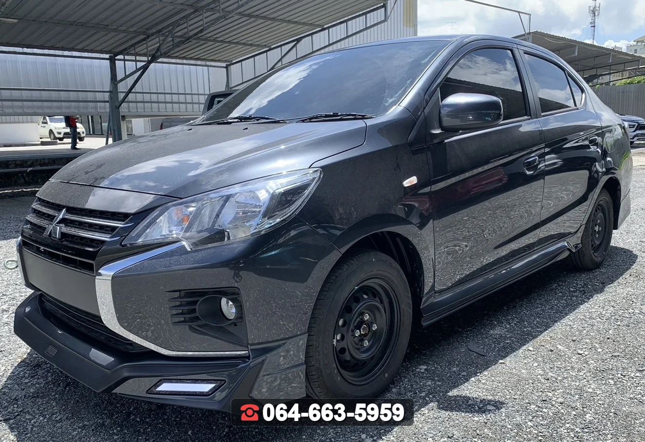 ชุดแต่ง MITSUBISHI Attrage 2020 V.2 ท่อโครเมียม RiderM