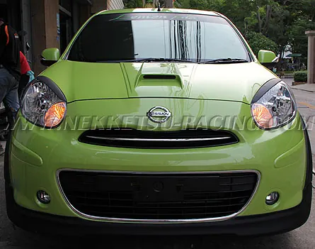 ชุดแต่งรถรอบคัน NISSAN MARCH ทรง Mini Cooper ลิ้นต่อ – ภาพที่ 7