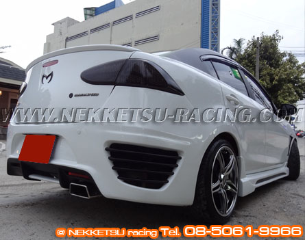 ชุดแต่งรอบคัน Mazda2 08-12 รุ่น 4 ประตู ทรง ABS Audi – ภาพที่ 9