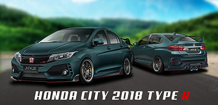 ชุดแต่งรถ City 17-18 ทรง FK Type R 2018 – ภาพที่ 3