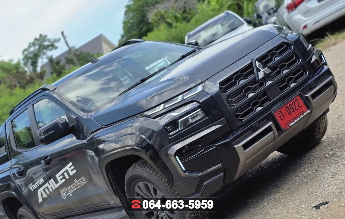 ชุดแต่ง MITSUBISHI คิ้วกันชนหน้า Triton '2025 Athlete RiderM