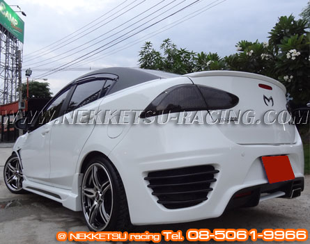 ชุดแต่งรอบคัน Mazda2 08-12 รุ่น 4 ประตู ทรง ABS Audi – ภาพที่ 8