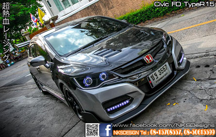 ชุดแต่ง Civic FD ทรง Type R 2015 ใหม่!! – ภาพที่ 29