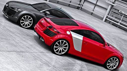 ชุดแต่ง Audi TT 2010 ทรง R8 – ภาพที่ 5