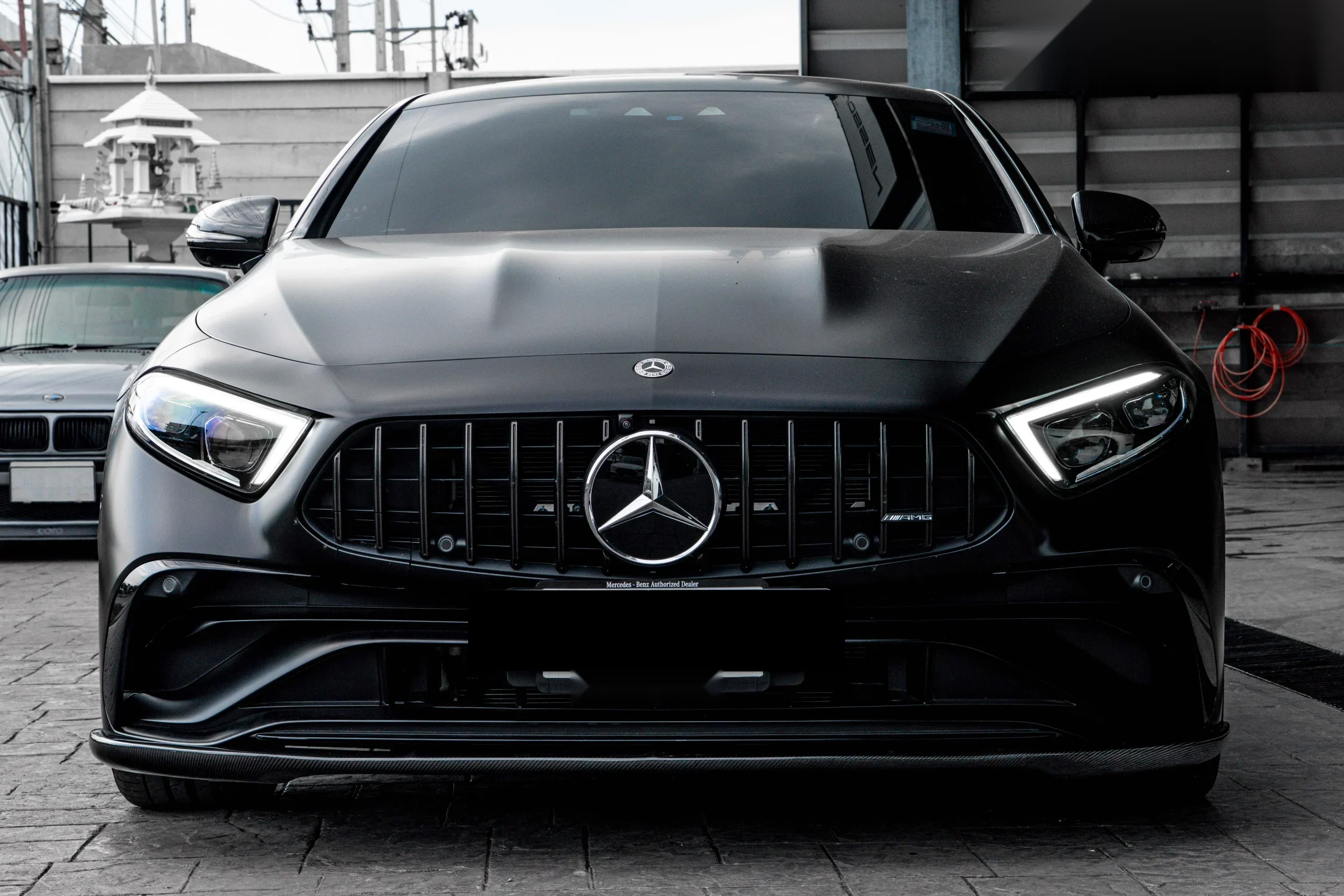 ชุดแต่ง MERCEDES BENZ CLS53 C257 Mercedes Benz CLS53 x คาร์บอน สปอยเลอร์หน้า Prodrive Shop