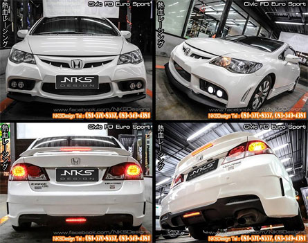 ชุดแต่งรอบคัน Civic FD 06-11 ทรง Euro Sport ใหม่!! – ภาพที่ 6