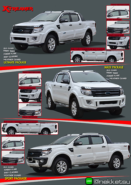 ชุดแต่งรถ Ford Ranger ปี 2012-2015 ทรง Sport – ภาพที่ 3